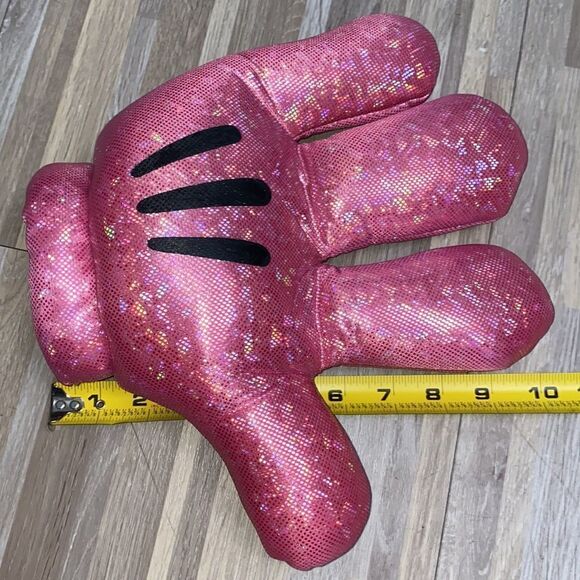 Pink Crystal Mickey Gloves Mickey Hands Gloves plush cosplay Disneyland plush - Picture 7 of 7